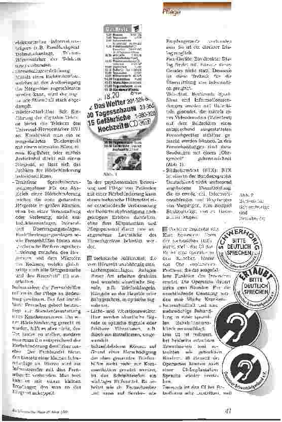 Vorschauseite 2: Die anderen hören - ich nicht Hörbehinderung - 2. Teil