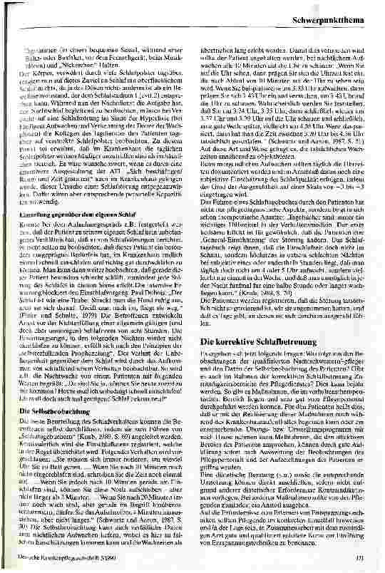 Vorschauseite 3: Schlafbetreuung und Schlafförderung