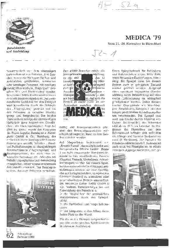 Vorschauseite 1: MEDICA `79