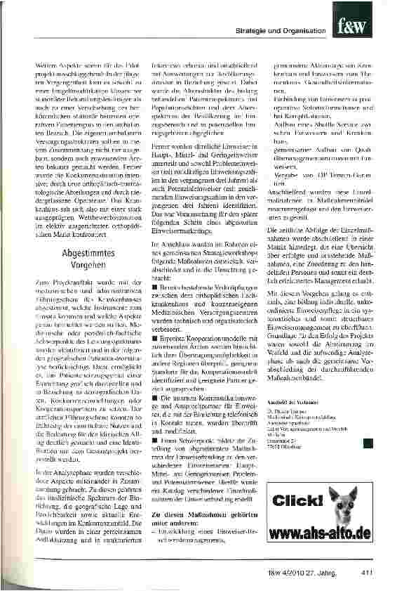 Vorschauseite 2: Von der Kontaktpflege zum Einweisermanagement