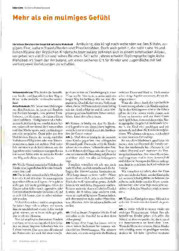 Vorschauseite 1: Mehr als ein mulmiges Gefühl