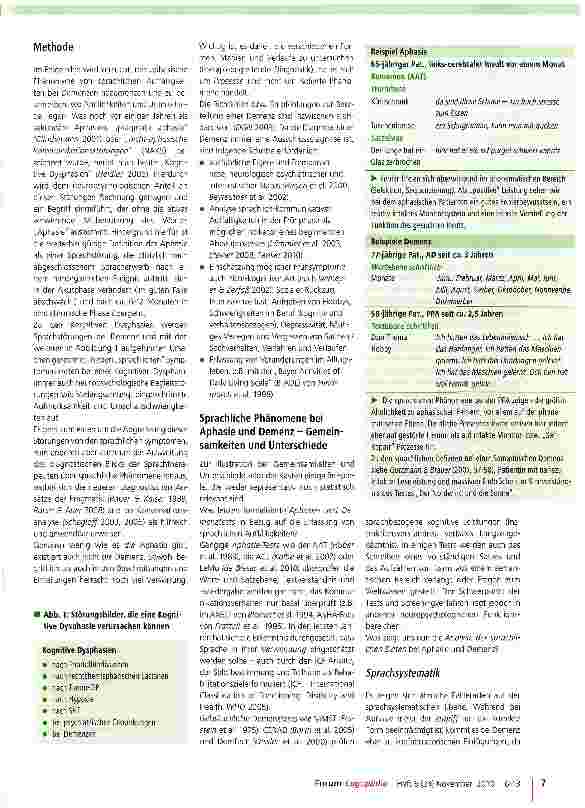 Vorschauseite 2: Aphasie oder Demenz?