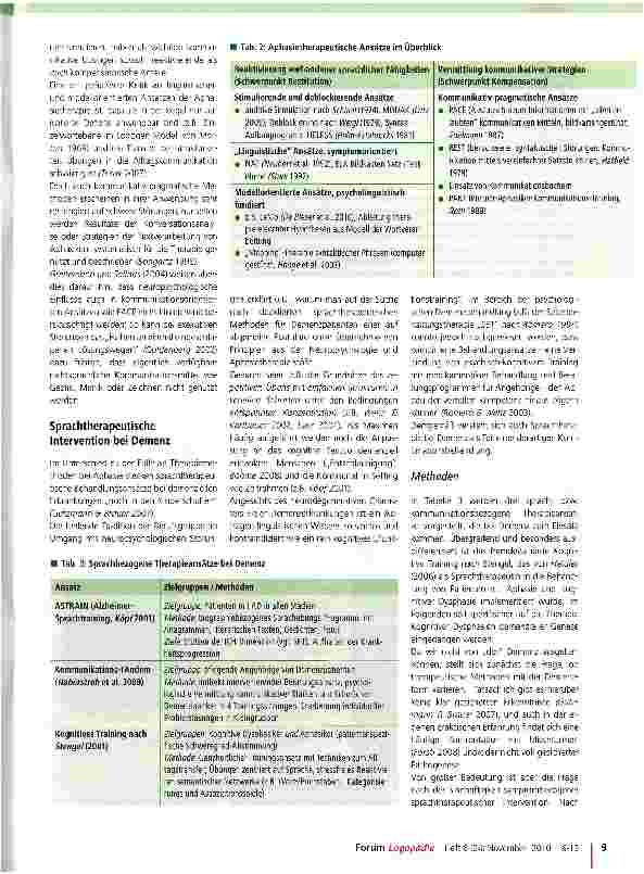 Vorschauseite 4: Aphasie oder Demenz?