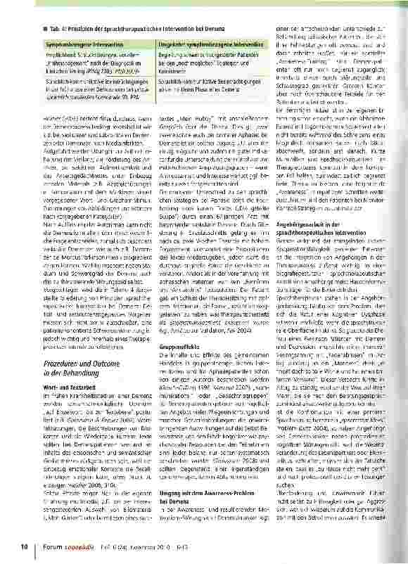 Vorschauseite 5: Aphasie oder Demenz?