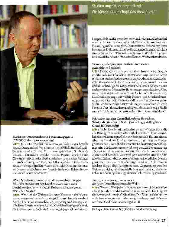 Vorschauseite 4: Neue Erkenntnisse kommen viel zu spät in die Praxis