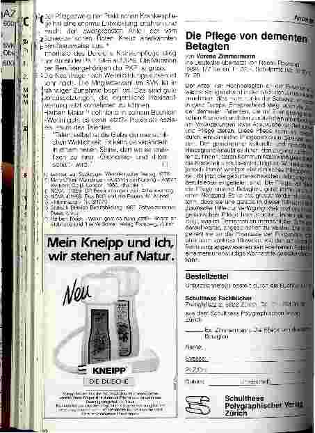 Vorschauseite 5: Krankenpflegerin FA SRK - ein Berufsbild im Wandel