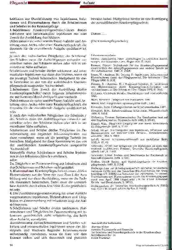 Vorschauseite 5: Injektionen, Infusionen, Blutentnahme