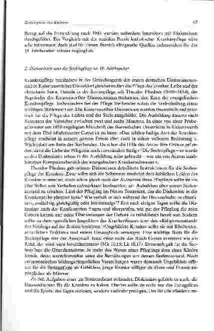 Vorschauseite 3: Seelsorgerin »im Kleinen« - Krankenseelsorge durch Diakonissen im 19. und 20. Jahrhundert