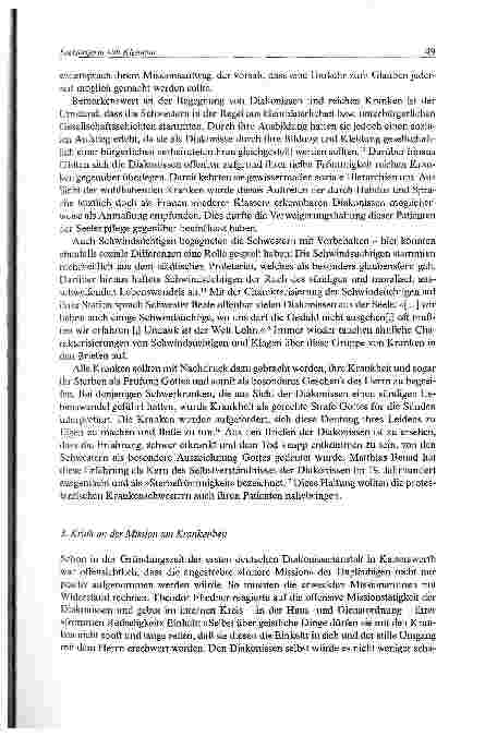 Vorschauseite 5: Seelsorgerin »im Kleinen« - Krankenseelsorge durch Diakonissen im 19. und 20. Jahrhundert