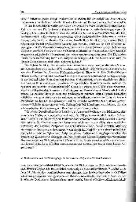 Vorschauseite 6: Seelsorgerin »im Kleinen« - Krankenseelsorge durch Diakonissen im 19. und 20. Jahrhundert
