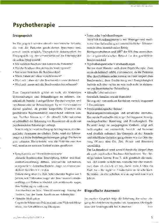 Vorschauseite 5: PSYCHOSOMATIKVerbindung zwischen Körper und Psyche