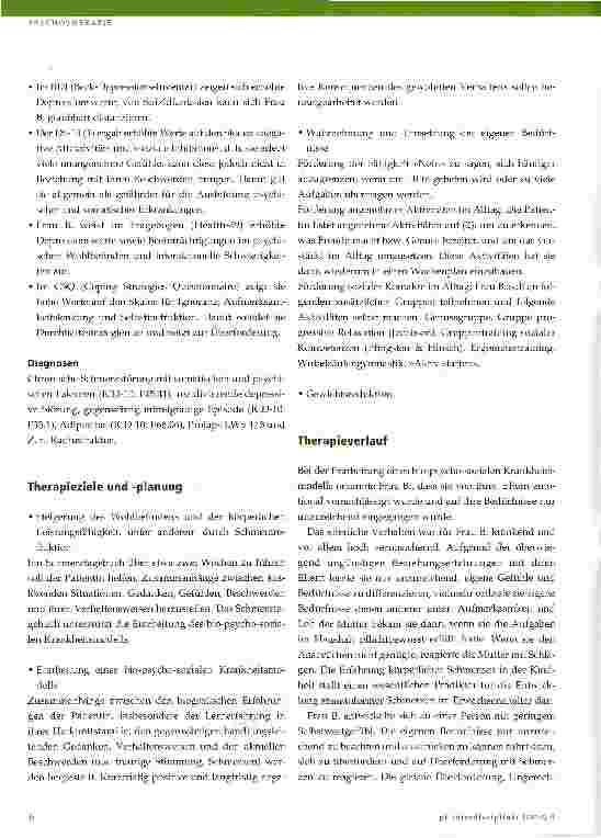 Vorschauseite 6: PSYCHOSOMATIKVerbindung zwischen Körper und Psyche
