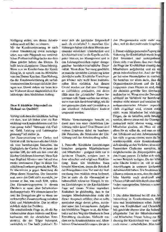 Vorschauseite 5: Im Widerstreit der Interessen Ökonomie, Professionalität, Kundenorientierung und kirchlicher Auftrag
