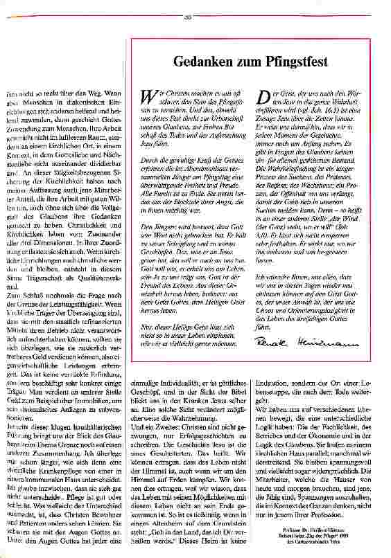 Vorschauseite 6: Im Widerstreit der Interessen Ökonomie, Professionalität, Kundenorientierung und kirchlicher Auftrag