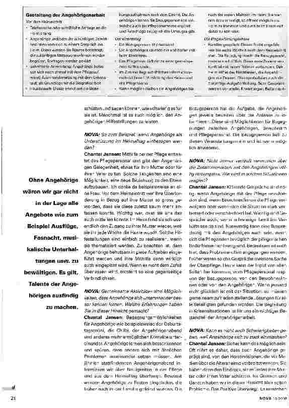Vorschauseite 3: Angehörigenarbeit ist Beziehungsarbeit