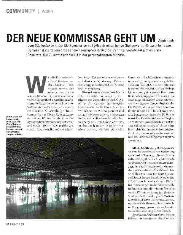 Vorschauseite 1: DER NEUE KOMMISSAR GEHT UM