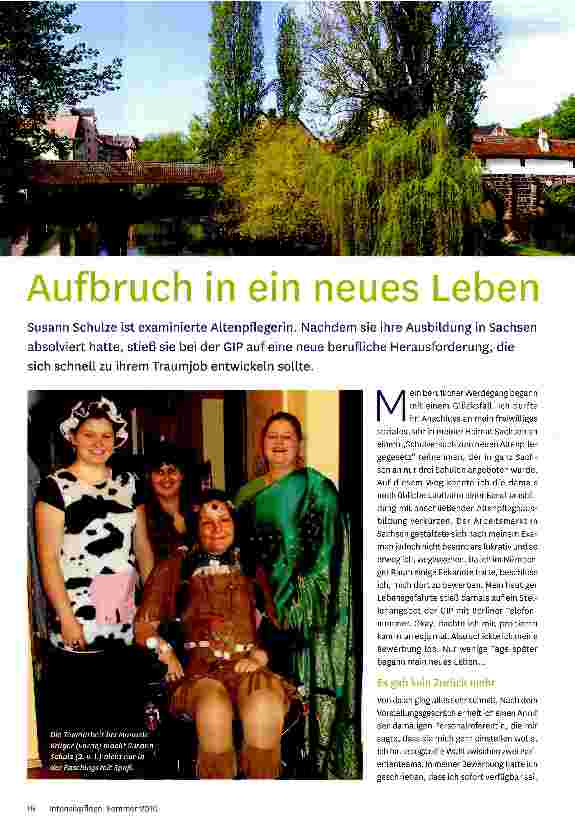Vorschauseite 1: Aufbruch in ein neues Leben