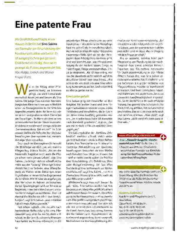 Vorschauseite 1: Eine patente Frau