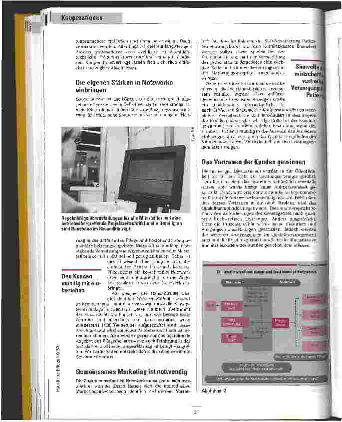 Vorschauseite 3: Eine gewisse Individualität behalten Was ambulante Dienste innerhalb von Netzwerken beachten müssen