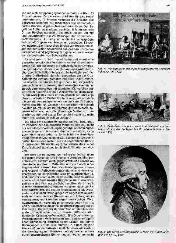 Vorschauseite 2: Zur Geschichte der Rehabilitation in der Orthopädie