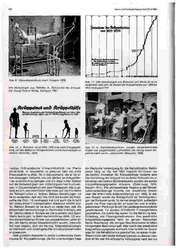 Vorschauseite 5: Zur Geschichte der Rehabilitation in der Orthopädie