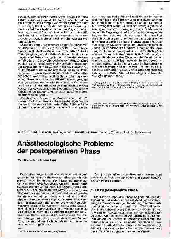 Vorschauseite 6: Zur Geschichte der Rehabilitation in der Orthopädie