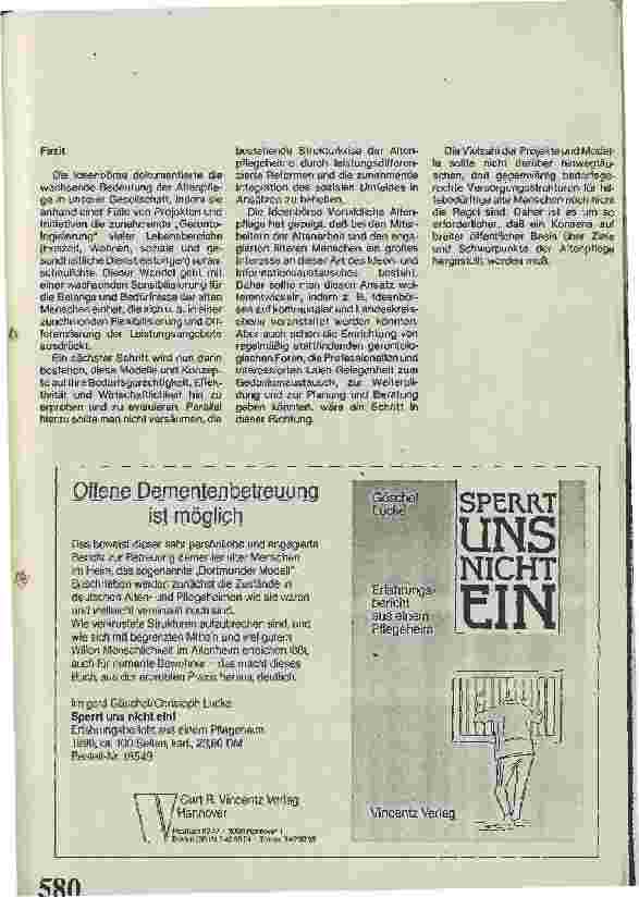 Vorschauseite 4: Ideenbörse - Vorbildliche Altenpflege