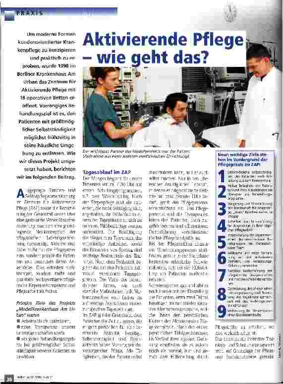 Vorschauseite 1: Aktivierende Pflege - wie geht das?