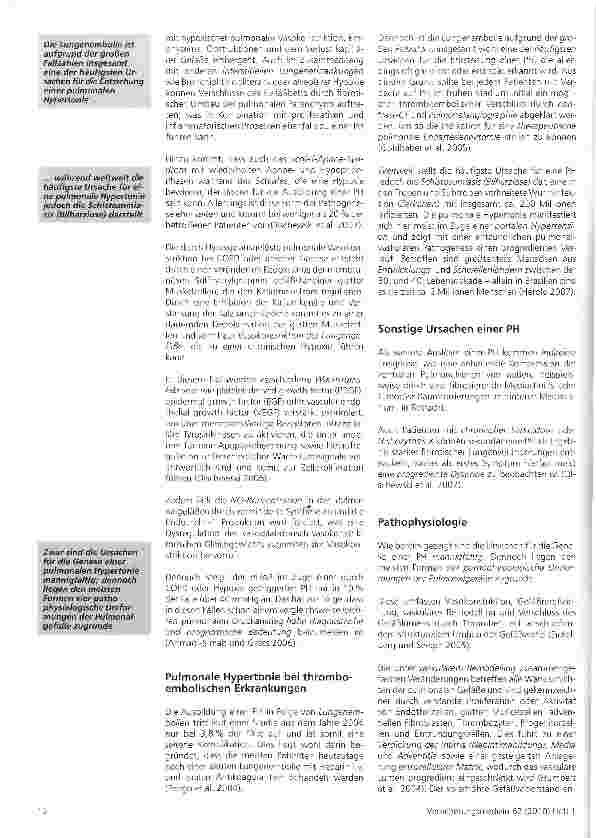 Vorschauseite 4: Pulmonale Hypertonie - Klinik, Pathophysiologie, Diagnostik und Therapie