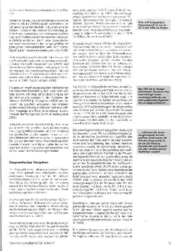 Vorschauseite 5: Pulmonale Hypertonie - Klinik, Pathophysiologie, Diagnostik und Therapie