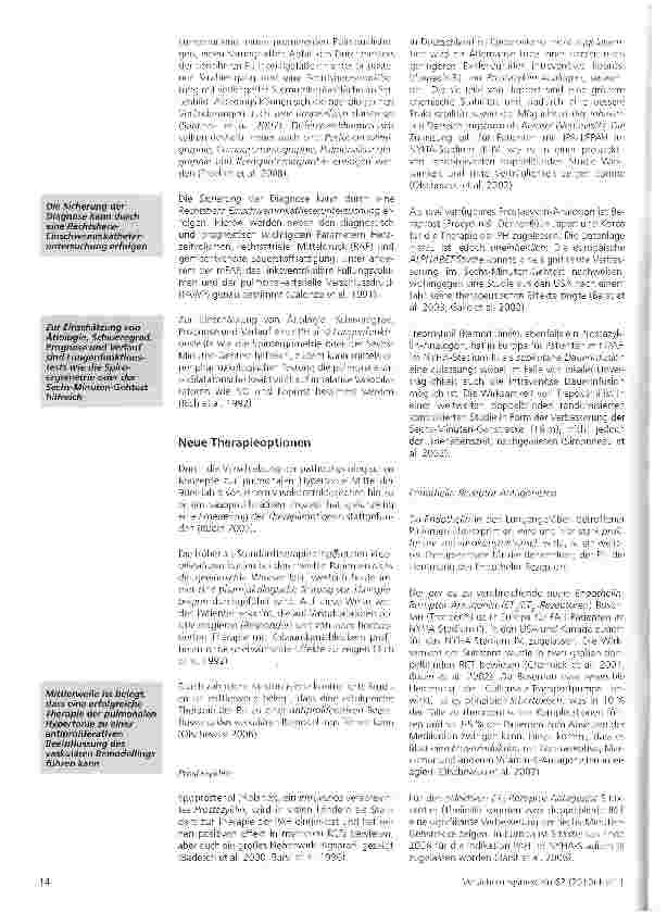 Vorschauseite 6: Pulmonale Hypertonie - Klinik, Pathophysiologie, Diagnostik und Therapie