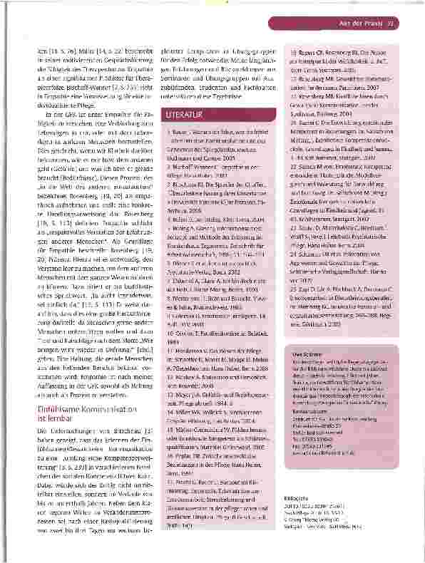 Vorschauseite 4: Einfühlsame Gesprächsführung in der Pflege