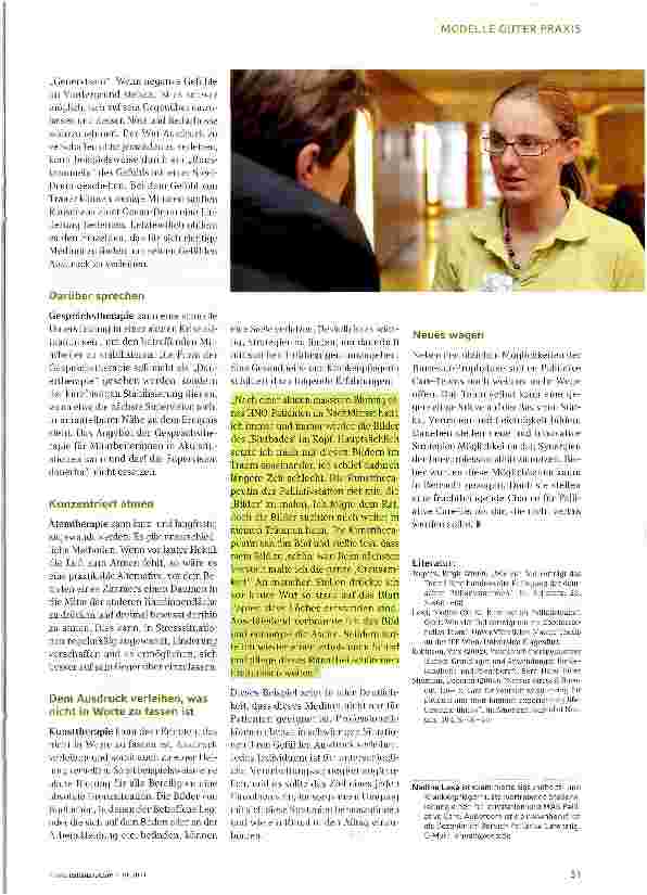 Vorschauseite 4: Das Palliative Care-Team als Ressource zur Burn-out-Prophylaxe nutzenMultiprofessionalität als Chance!