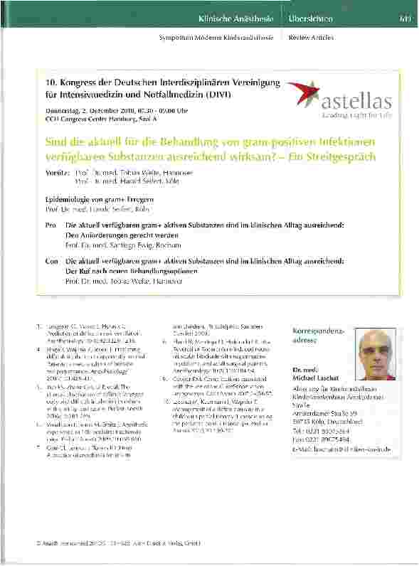 Vorschauseite 4: Perioperative Versorgung des Kindes mit schwierigem Atemweg