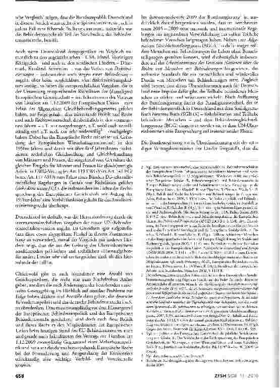 Vorschauseite 2: Das Übereinkommen der Vereinten Nationen über die Rechte von Menschen mit Behinderungen Politischer und rechtlicher Handlungsbedarf in Deutschland u.a. am Beispiel des Rechts auf…