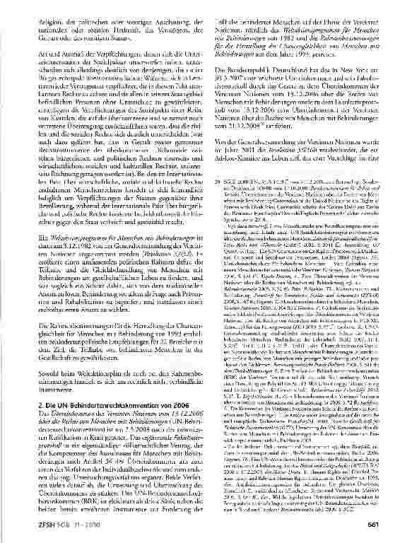 Vorschauseite 5: Das Übereinkommen der Vereinten Nationen über die Rechte von Menschen mit Behinderungen Politischer und rechtlicher Handlungsbedarf in Deutschland u.a. am Beispiel des Rechts auf…