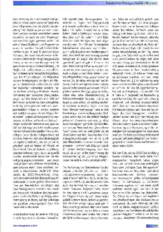 Vorschauseite 5: Zwischen Theorie und Praxis:eine Studie zur Implementation vonCase Management in Krankenhäusern