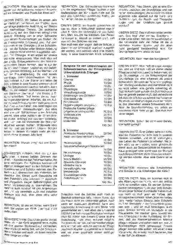 Vorschauseite 2: Die Chirurgische Universitäts-Klinik Erlangen Gleichwertig: Theorie und Praxis