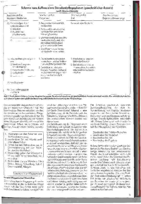 Vorschauseite 3: Pflegeprozeß - 2. Folge: Standardund individuelle Pflegeplanung