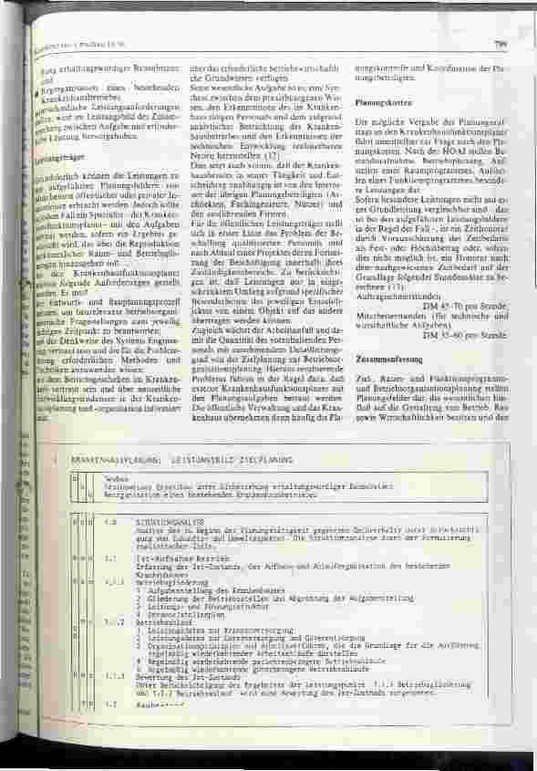 Vorschauseite 3: Leistungsbilder zur Zielplanung, Raum-und Funktionsprogrammplanung und Betriebsorganisationsplanung