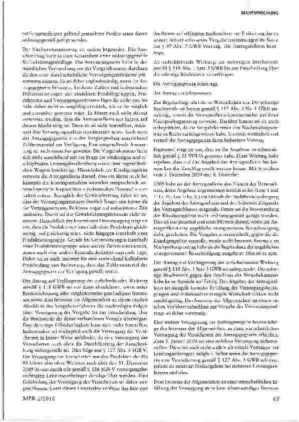 Vorschauseite 3: Ausschreibung von Elektrostimulationsgeräten