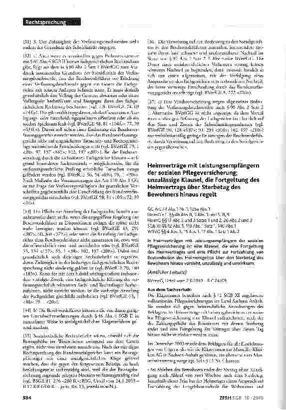 Vorschauseite 1: Unzulässige Verfassungsbeschwerde gegen Eingliederungsbeitrag der Bundesagentur für ArbeitBVerfCG §§23 Abs.l Satz 2, 90 Abs. 2 Satz 1 ALt.1, 92, 93a