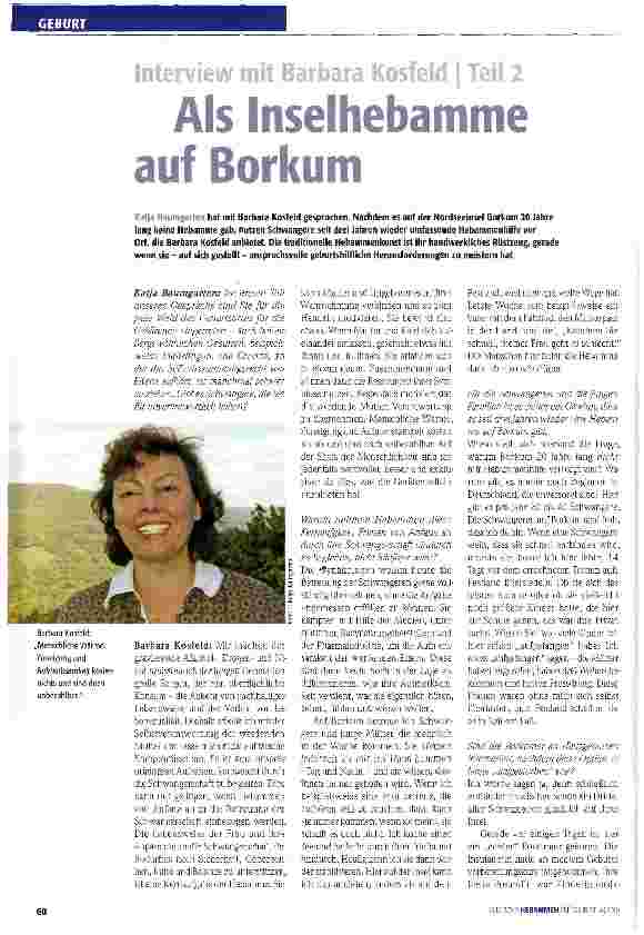 Vorschauseite 1: Als Inselhebamme auf Borkum