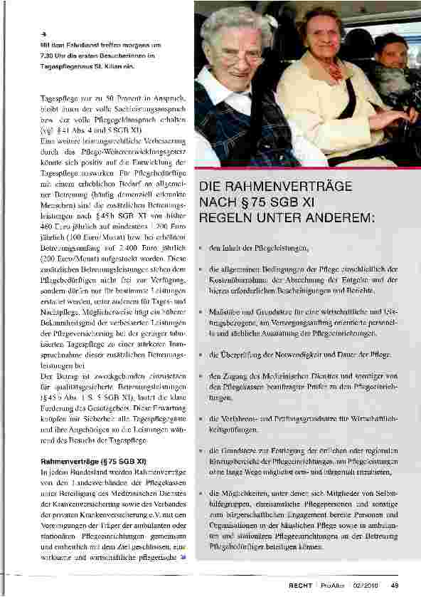 Vorschauseite 3: DIE TAGESPFLEGE IN DEUTSCHLAND Eine aktuelle (rechtliche) Betrachtung