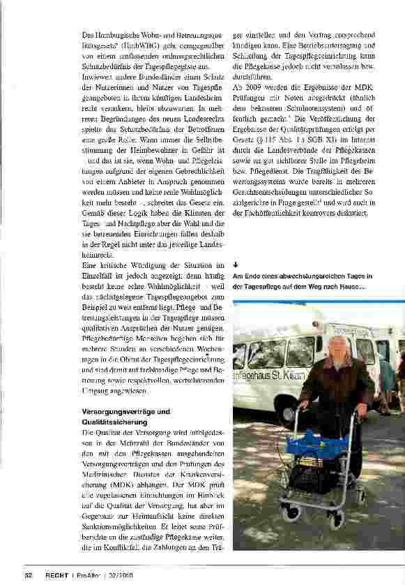 Vorschauseite 6: DIE TAGESPFLEGE IN DEUTSCHLAND Eine aktuelle (rechtliche) Betrachtung