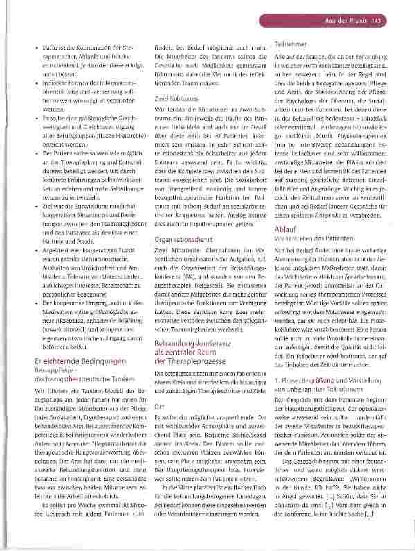 Vorschauseite 2: Die Behandlungskonferenz -Dialog, Reflexion und Transparenz