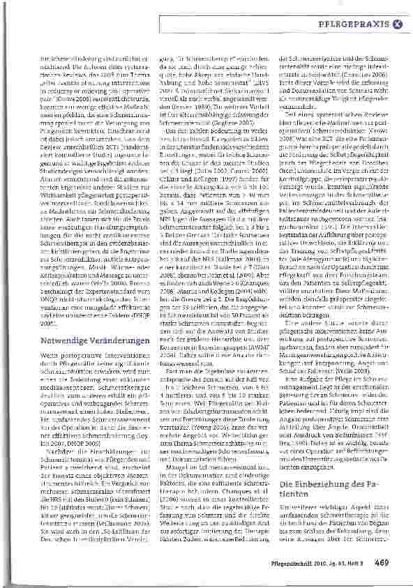 Vorschauseite 2: Die postoperative Schmerztherapie beginnt präoperativ