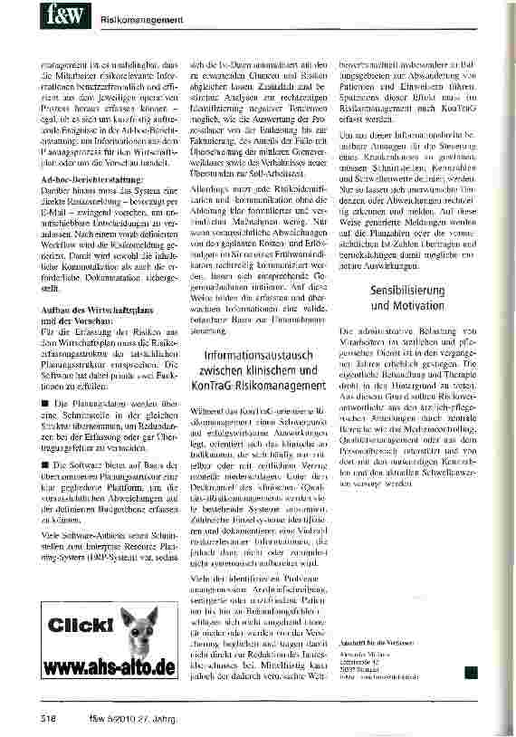 Vorschauseite 4: Risikomanagement: Chance statt lästiger Pflicht