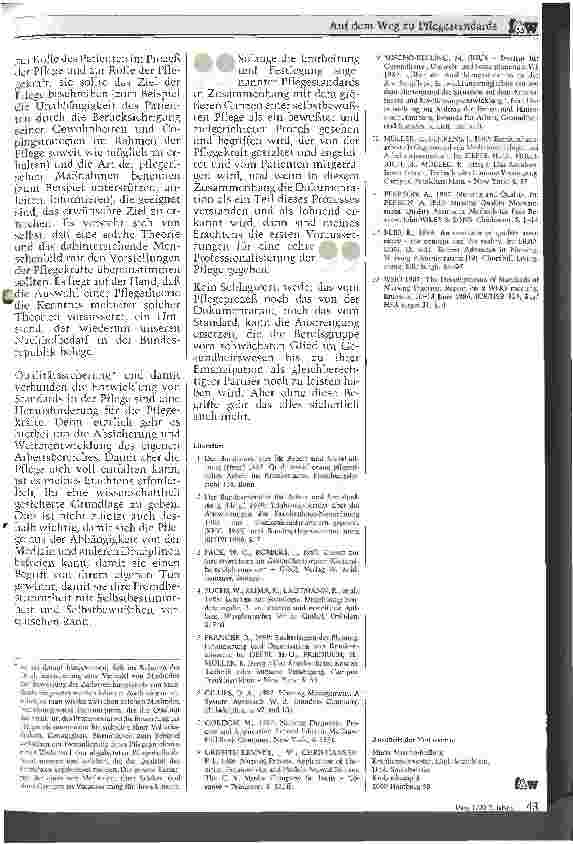Vorschauseite 4: Auf dem Weg zu Pflegestandards