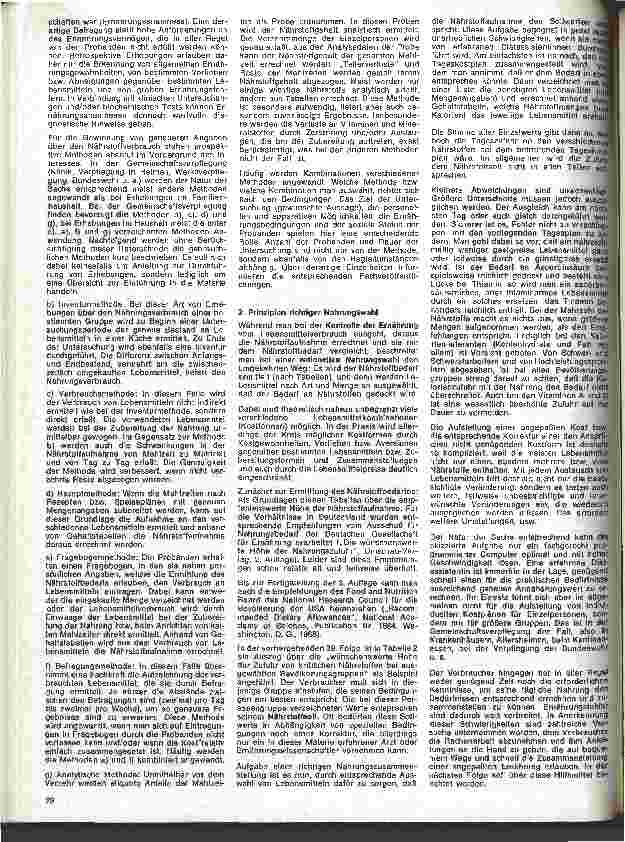 Vorschauseite 3: Grundzüge der Ernährung des gesunden Menschen 40 Folge:Kontrolle der Ernährung und Prinzipien richtiger Nahrungswahl